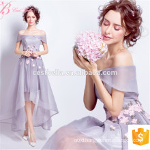 Cestbella Wholesale Off Shoulder Evening Dress Ruched Short Front Long Back Bridesmaid Dresses